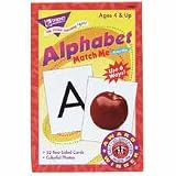 (Price/EA)Alphabet Match Me Flash Cards, For Ages 6 And Up