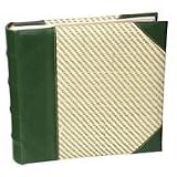 MCS - Uptown Collection - Jute, Green Twill Weave, 200 Pocket Photo Album