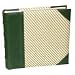 MCS - Uptown Collection - Jute, Green Twill Weave, 200 Pocket Photo Album