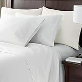 Hotel Luxury Bed Sheets Set-ON SALE TODAY! #1 Rated On Amazon-Top Quality Softest Bedding 1800 Series Platinum Collection-100% Money Back Guarantee!Deep Pocket,Wrinkle & Fade Resistant (CalKing,White)