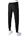 JD Apparel Mens Hipster Hip Hop Zipper Detailed Biker Sweatpants