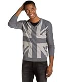 Apparel : GUESS Long Sleeve Cameron Intarsia V-neck Swea