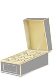 Semikolon Business Card File Box, Dividers A to Z, Grey (3230015)