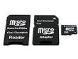 2 GB MicroSD Memory Card with Sony Pro Duo Adapter and SD Adapter