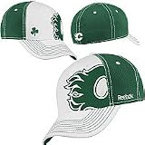 Reebok Calgary Flames 2012 St. Patrick's Structured Stretch Fit Hat