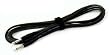Rockburn 10 foot with Moulded 1 inch Jacks Guitar Lead - Black
