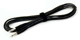 Rockburn 10 foot with Moulded 1 inch Jacks Guitar Lead - Black