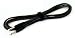 Rockburn 10 foot with Moulded 1 inch Jacks Guitar Lead - Black