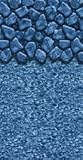 Ocean Blue Water Products 230012 12ft Boulder Pebble Overlap Liner
