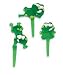 Puffy Frog Cupcake Picks - 12ct
