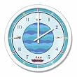Boats & Buoys Children's Clock by Olive Kids