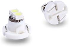 Yortpal T4 Neo wedge White1210 Chipsets Instrument Dashboard Gauge Cluster Led Light Bulbs, Pack of 10