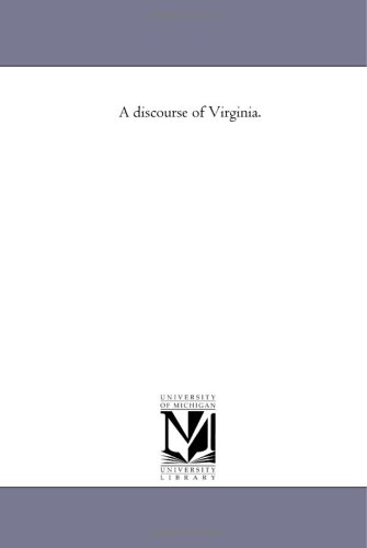 A discourse of Virginia.