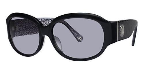 Coach BREE Black Gray Sunglasses
