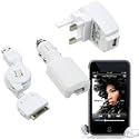apple ipod touch 2nd gen 3 in 1 travel charger kit