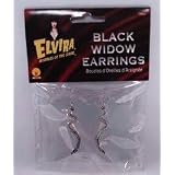 Official Elvira Costume Snake Earrings - Silver