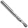 Onsrud Cutter 62-700 Solid Carbide Downcut Spiral O Flute Router Bit, Uncoated (Bright) Finish, 1 Flute, 21 Degree Helix