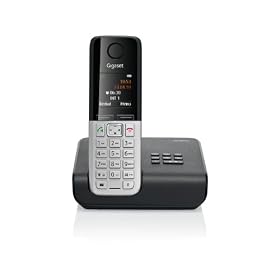 Siemens Gigaset C300A Trio - Cordless phone w/ call waiting caller ID & answering system - DECT\GAP - black, silver + 2 additional handset(s)