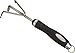 Edward Tools Hand Cultivator - Rust Proof Stainless Steel - Extra Strength bendproof Design for Heavier Rocky/Clay soils - Great for loosening or Weeding Soil - Ergo Handle
