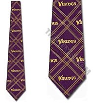 MINNESOTA VIKINGS NeckTies NFL Football Neck Ties