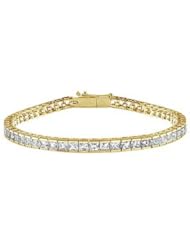 Diamond Tennis Bracelet 14K Yellow Gold - 4.00 CT Diamonds
