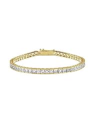 Diamond Tennis Bracelet 18K Yellow Gold - 4.00 CT Diamonds