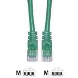 (5 PACK) 10 Feet RJ45 CAT 6E 550Mhz Molded Network Cable - Green