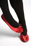 Ladies 1 Pair Rollasole Paint The Town Red Rollable Shoes to Keep in Your Handbag, Car or Office Desk
