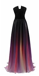 Chiffon Sweetheart Evening Dress 