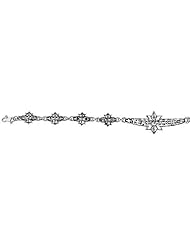 Sterling Silver Filigree Y2K Commemorative Bracelet