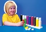 Fraction Stax 51 Plastic Pcs W/ Nine Peg Base