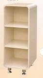 BEAUTIFUL 3 SHELF MODERN DESIGN CABINET IN IVORY