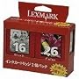 Lexmark TPJPN04 16+26 �u���b�N+�J���[�J�[�g���b�W 2�p�b�N TPJPN04