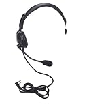 Kenwood KHS7 Single Muff Headset with Boom Microphone