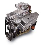 Crate Engine E-Force RPM Superc 9.5:1 Performer RPM PN[60989] Square-Bore Electric Choke 800cfm Magnuson MP112 Blower Long Style Water Pump PN[8821] Polished