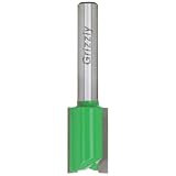 Buy Grizzly C1004 Double Fluted Straight Bit, 1 4 Shank, 1 2 Dia. by Grizzly