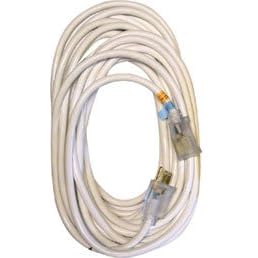White 12 Gauge-3 Wire Extension Cord