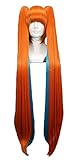 Lily Bell Halloween Funny Dream Holiday Wig Orange Long Miku Cosplay Wig