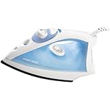 Black & Decker F210 Steam Iron With Nonstick Soleplate, White