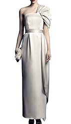 Strapless Fall One Shoulder Prom Dress 