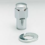 Cragar KN2121: Lug Nuts, Shank with Washer, 1/2 in. x 20 RH, Closed End, Chrome Plated Steel, Set of 5