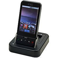 2 in 1 Desktop Cradle Data Cable Sync and Charger Docking Station for HTC G1 Google Android Phone [Retail Packaging]