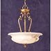 00-0214-G8-55 U Pendant in Bronze and White alabaster by LEDS