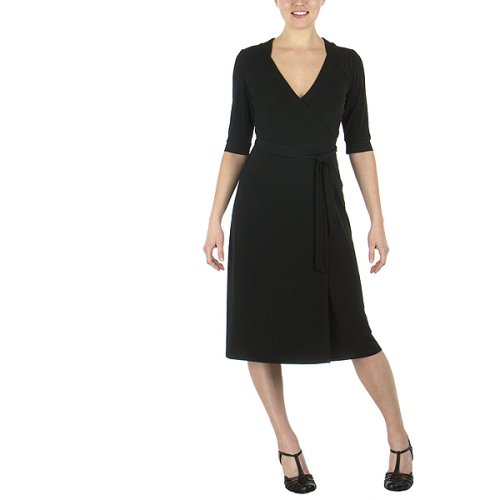 Merona® Knit Wrap Dress - Ebony