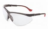 Uvex S3300 Genesis XC Safety Eyewear, Black Frame, Clear Ultra-Dura Hardcoat Lens