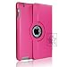 Case Star ® Hot Pink 360 Degrees Rotating Smart Stand Case for Apple iPad 2 2nd Generation Wifi / 3G Model 16GB, 32GB, 64GB + Case Star cellphone bag