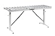HTC HRT-90 Adjustable 26-1/2-Inch to 43-1/2-Inch Tall 17 Roller 66-Inch by 24-Inch Roller Table