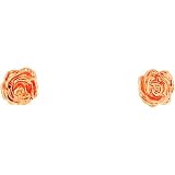 Beautiful! Black Hills Gold Rose-gold Rose Bud Earrings