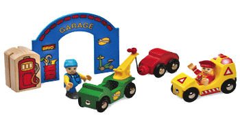 Childrens Toyshop  Toys : BRIO Garage Play Set