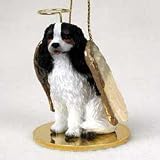 Cavalier King Charles Spaniel Angel Dog Ornament - Tri Color